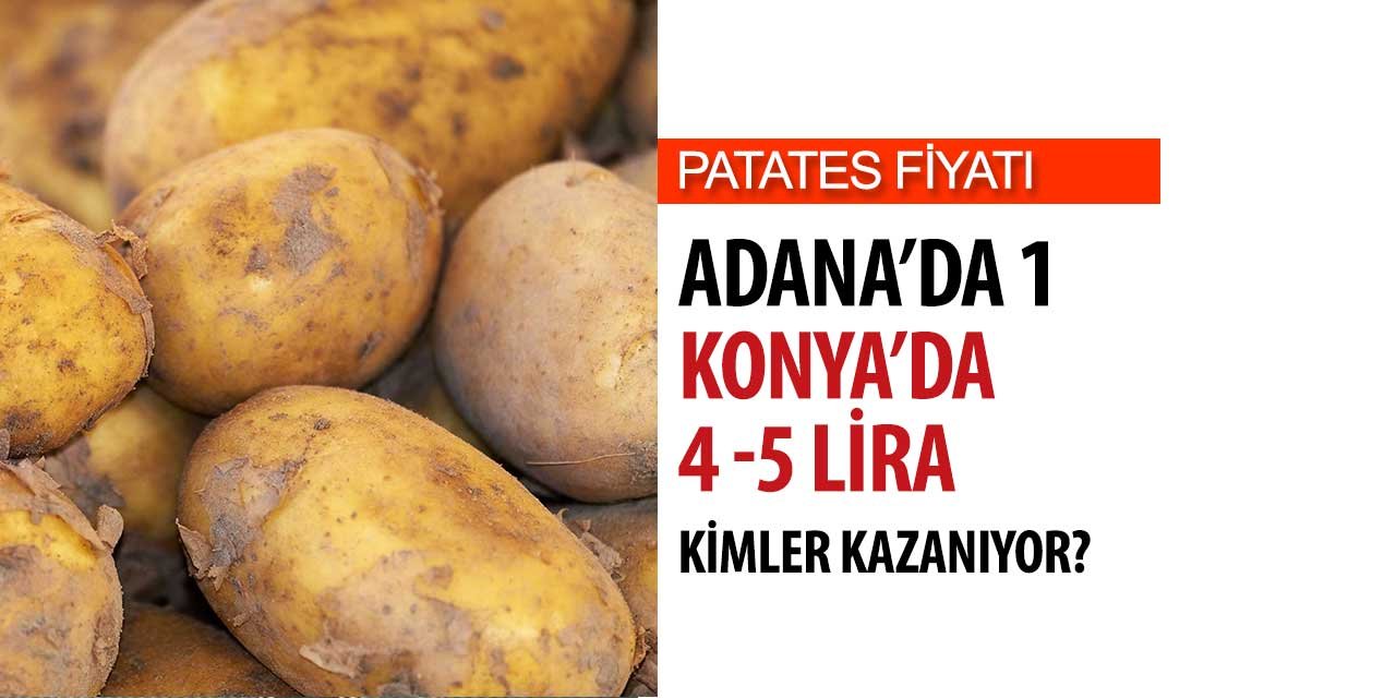 Patates Adana'da 1 lira, Konya'da 5 lira