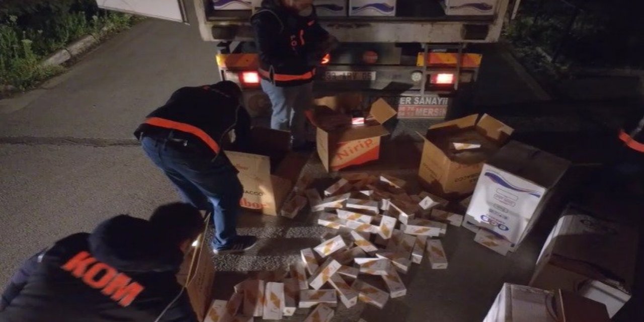 Hakkında daha önce de işlem yapılmıştı! Şüphelenen polis milyonlarca boş makaron buldu