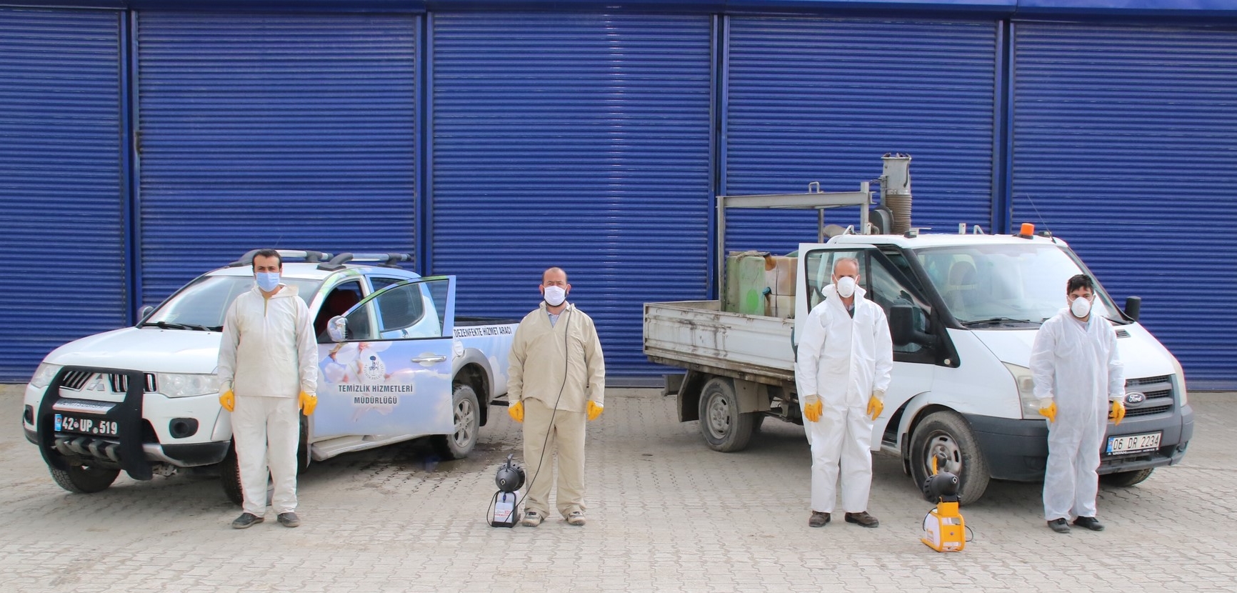 Akşehir'de larva mücadelesi