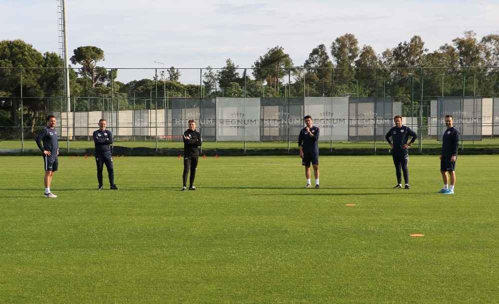 Antalyaspor ilk grup çalışmasını yaptı