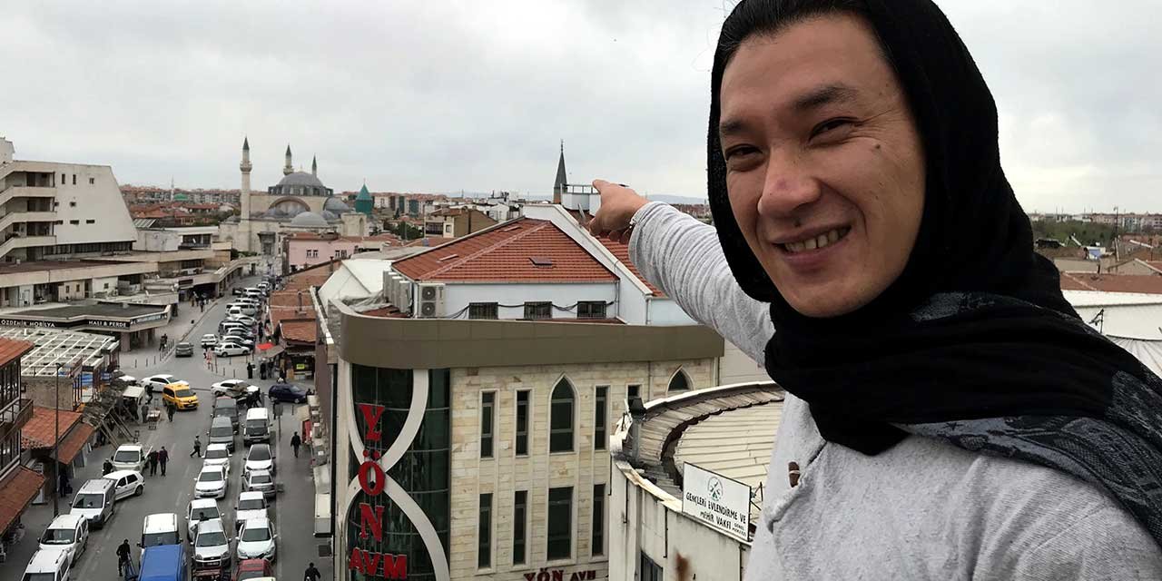 Salgın sürecine Konya'da yakalanan Kırgız genç Konya'da olmaktan çok mutlu