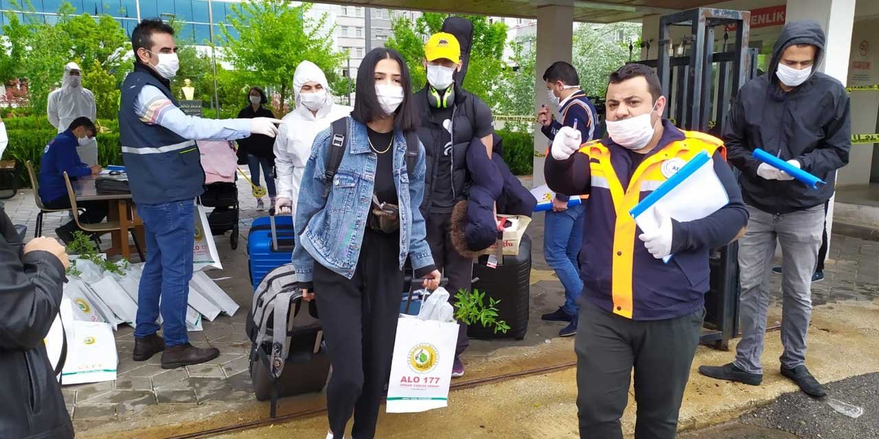 ABD'de yaşayan Konyalılar Gaziantep'ten yola çıktı