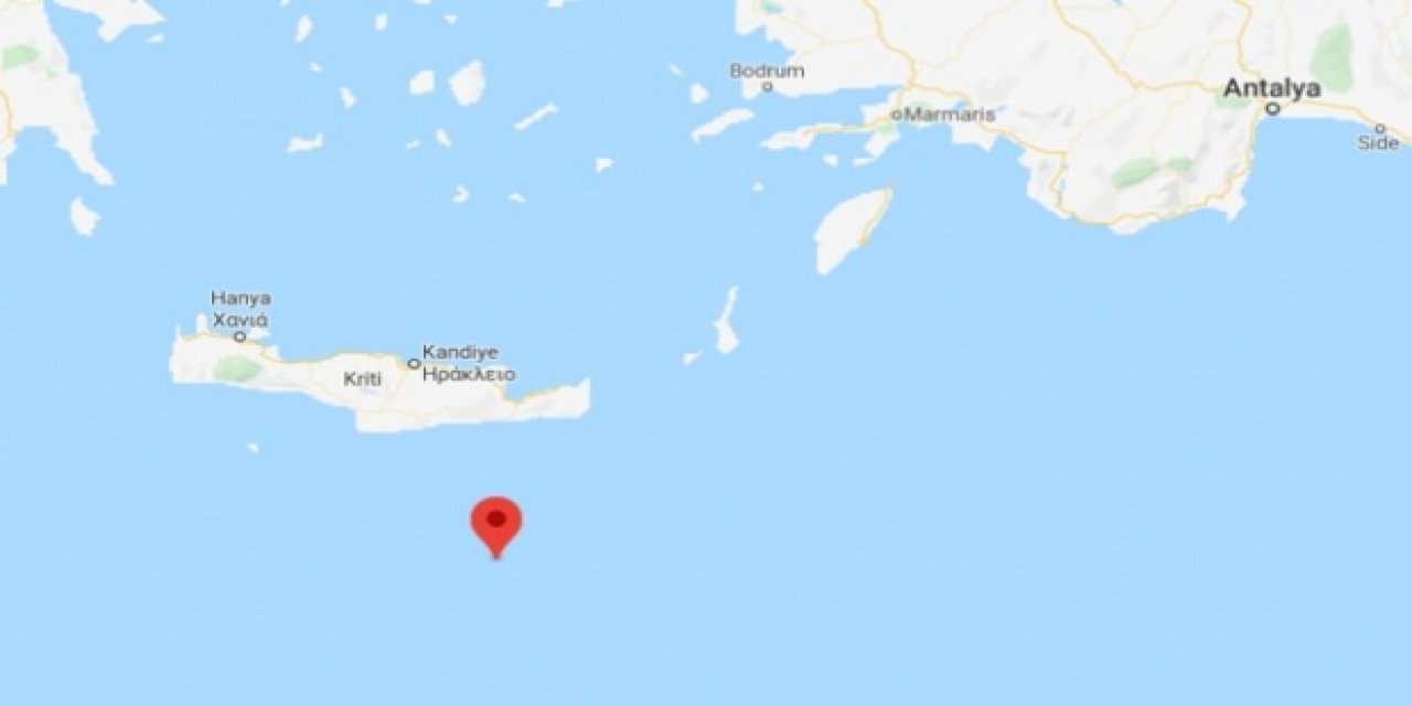 Akdeniz'de yeni deprem kaydedildi