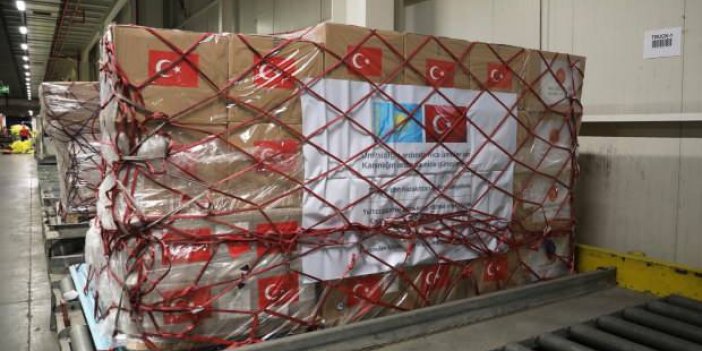 Kazakistan'a da yardım eli uzattık