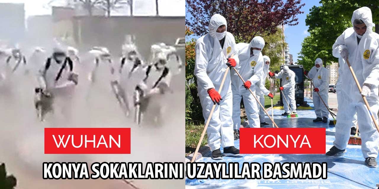 Aylar önce Çin'de gördüklerimiz şimdilerde Konya sokaklarında