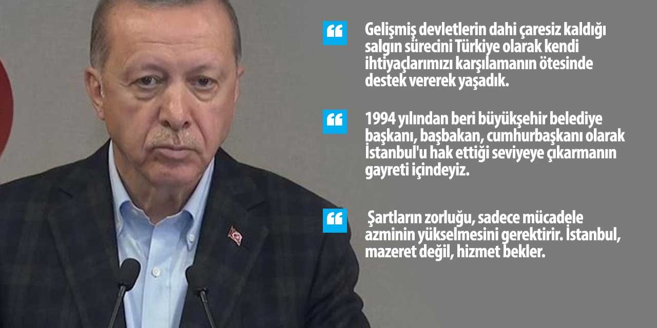 Cumhurbaşkanı Erdoğan'dan yeni mesaj!