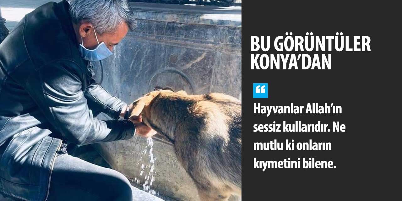 Konya Büyükşehir çalışanının hareketi gözleri yaşarttı