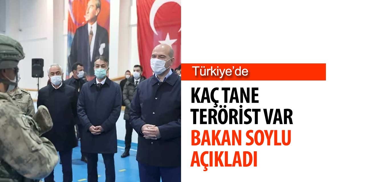 Türkiye'de kaç tane terörist Kaldı? Bakan açıkladı