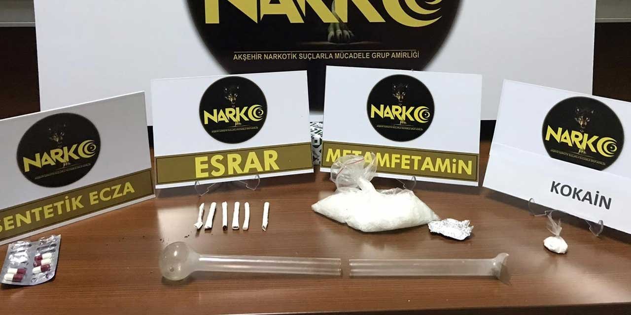 Akşehir polisi bir taşta iki kuş vurdu