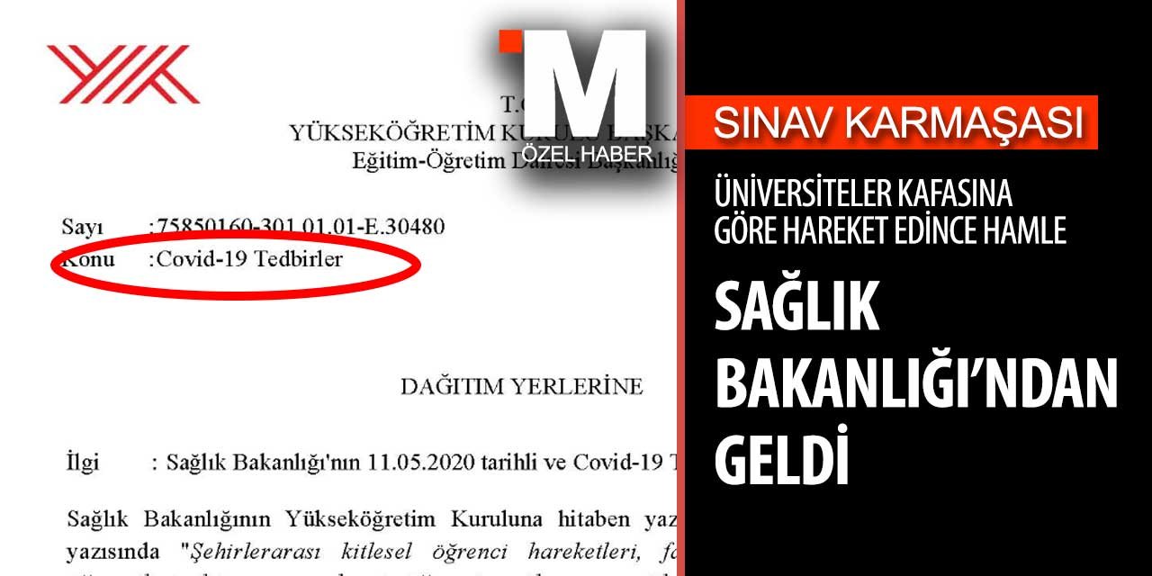 Türkiye'de tüm üniversitelere karar gönderildi! Üniversite final sınavları iptal!