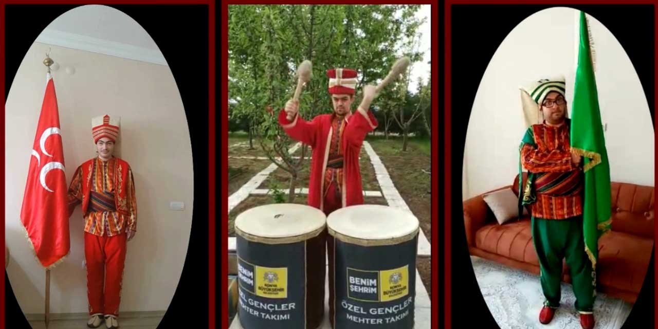 Konyalı özel gençlerden Mehteran Konseri