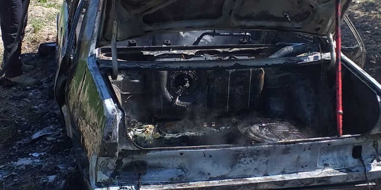 Kaçak balık avlıyorlardı polisi görünce araçlarını yaktılar