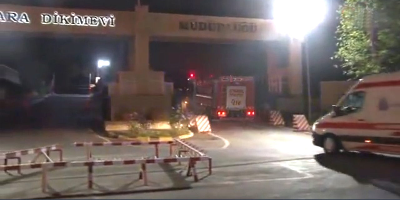 MSB Kara Dikimevi Müdürlüğü’nde yangın!