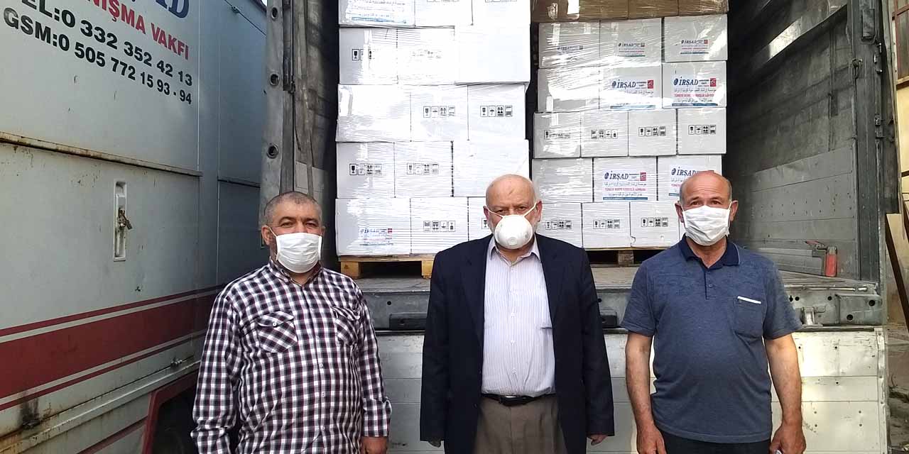 İrşad Vakfı Ramazan'da Suriye'ye 2'inci yardım tırını gönderdi