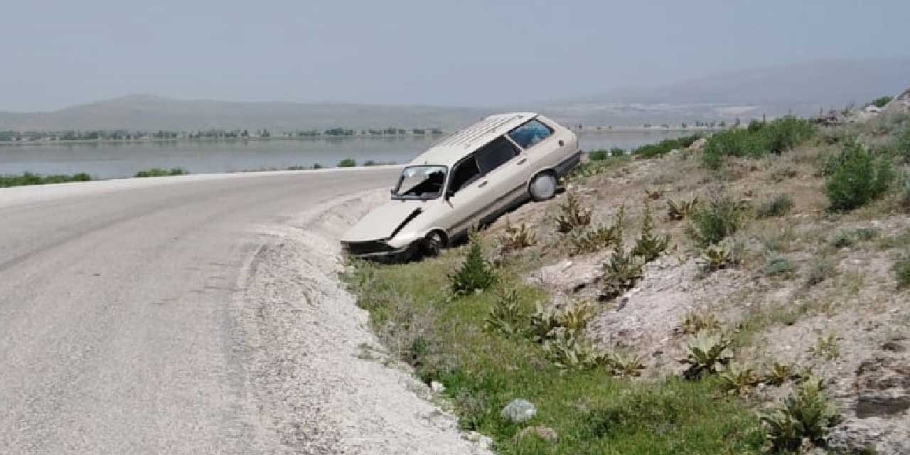Göl kenarında acayip kaza!
