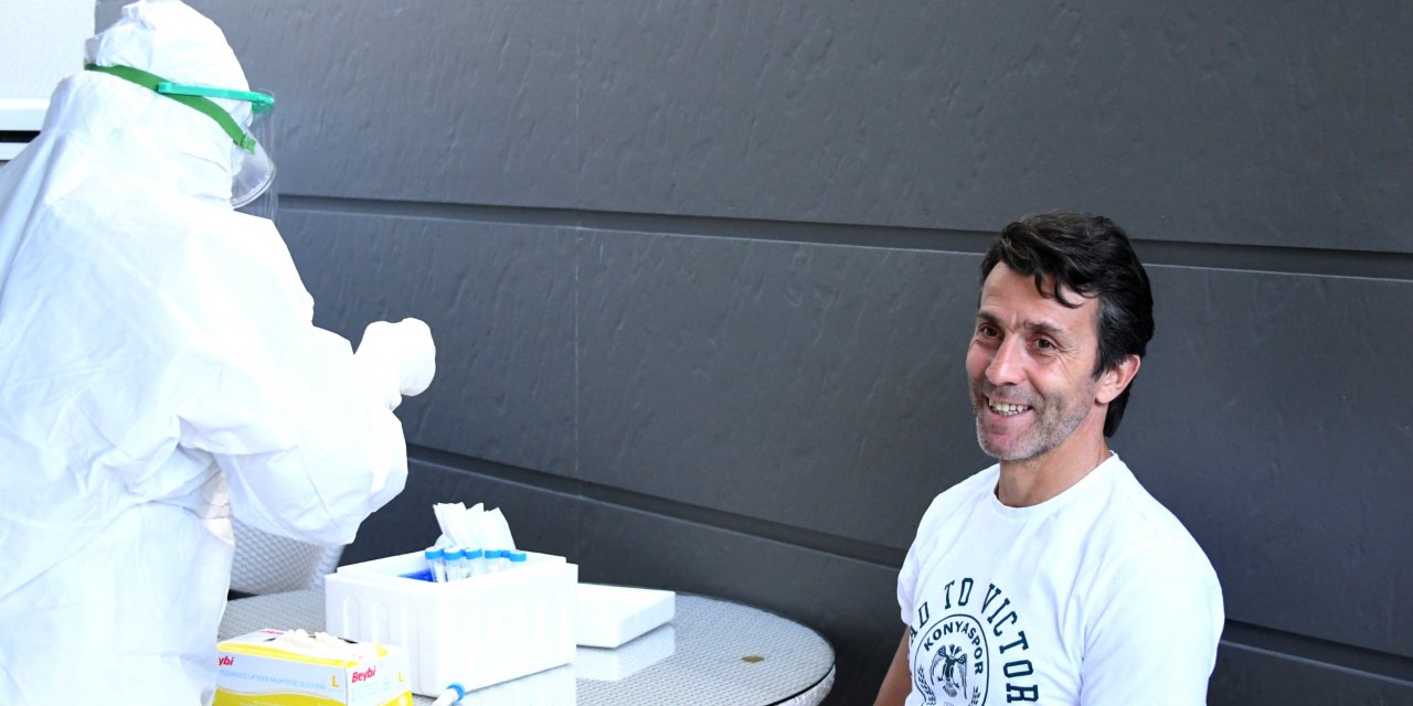 Konyaspor'da koronavirüs testleri testleri yapıldı