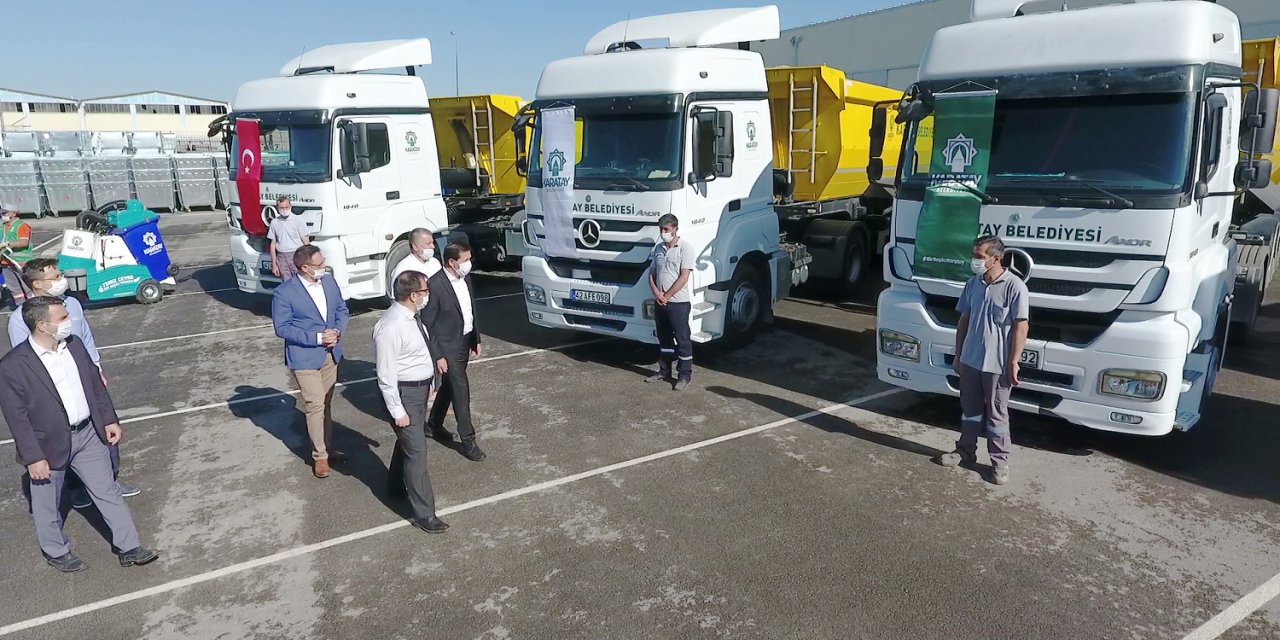 Karatay Belediyesi 34 Yeni Araç Aldı, Maliyeti 7 Milyon Lira