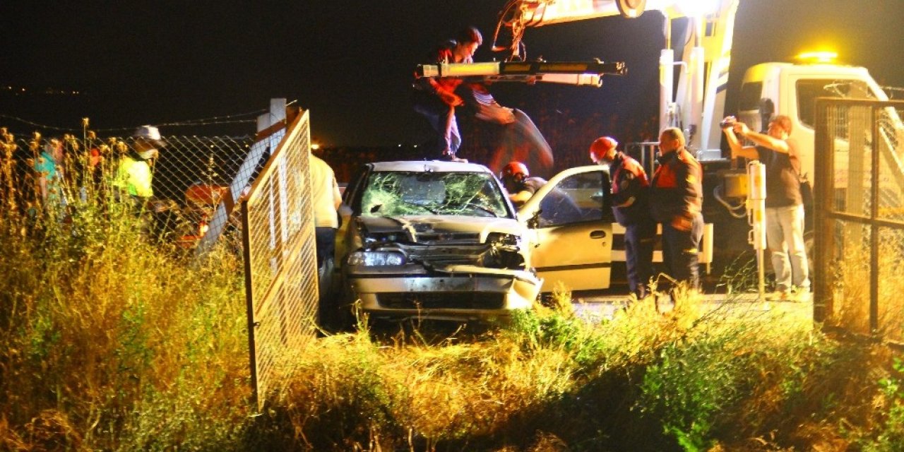 Otomobil kanala düştü! Sürücüsü buhar oldu