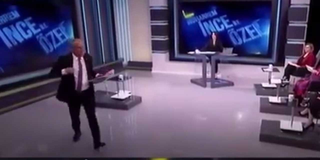 Muharrem İnce Canlı Yayında Stüdyoyu Terk Etti