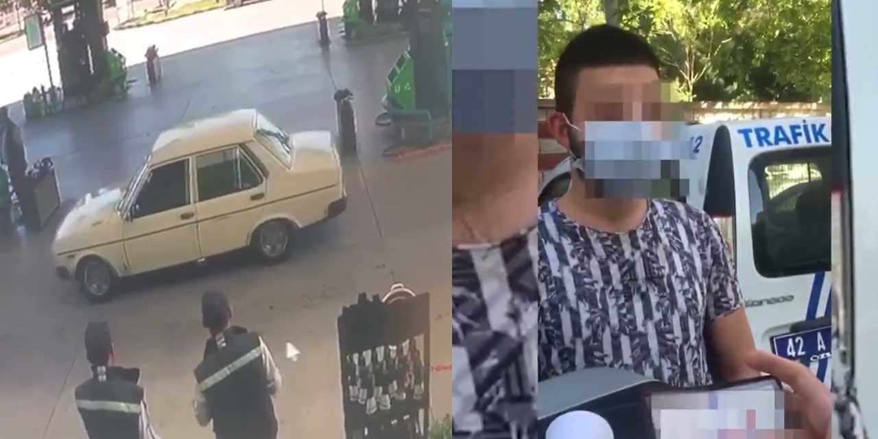 Konya'da Drift Yapan Sürücüye 6.141 TL Ceza Kesildi