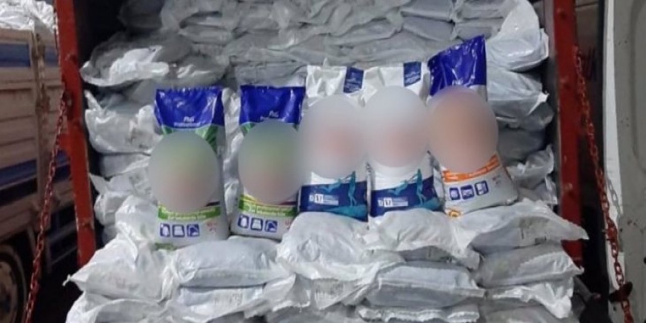 Konya'da Kaçak Deterjan Operasyonu