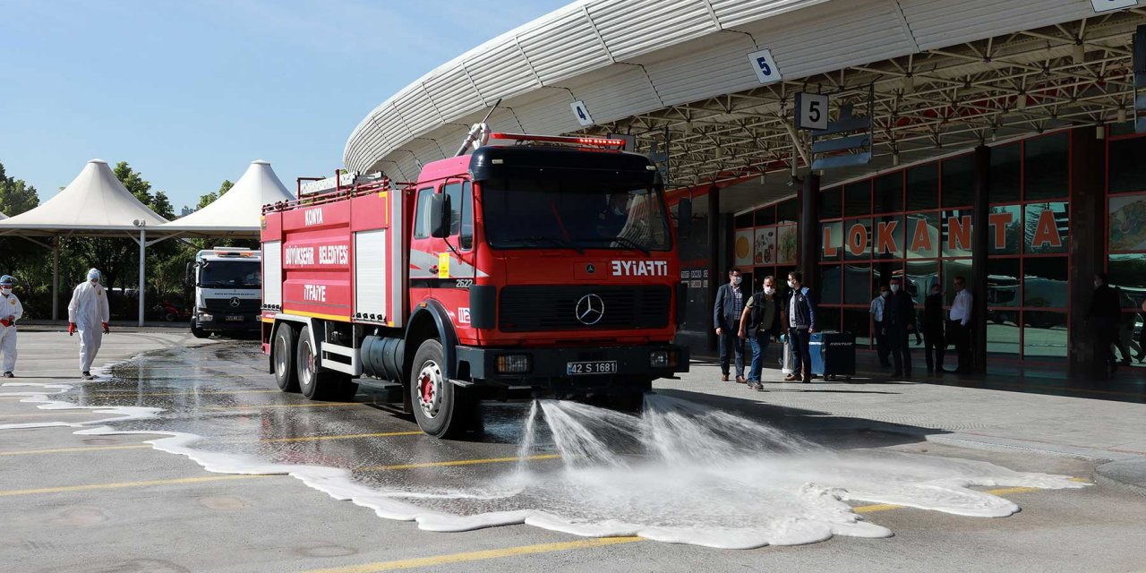 Konya Otobüs Terminalinde Önlemler Alındı