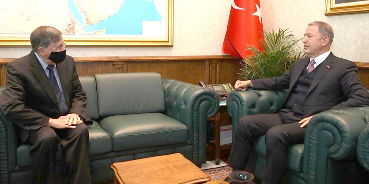 Hulusi Akar ABD Büyükelçisini kabul etti!