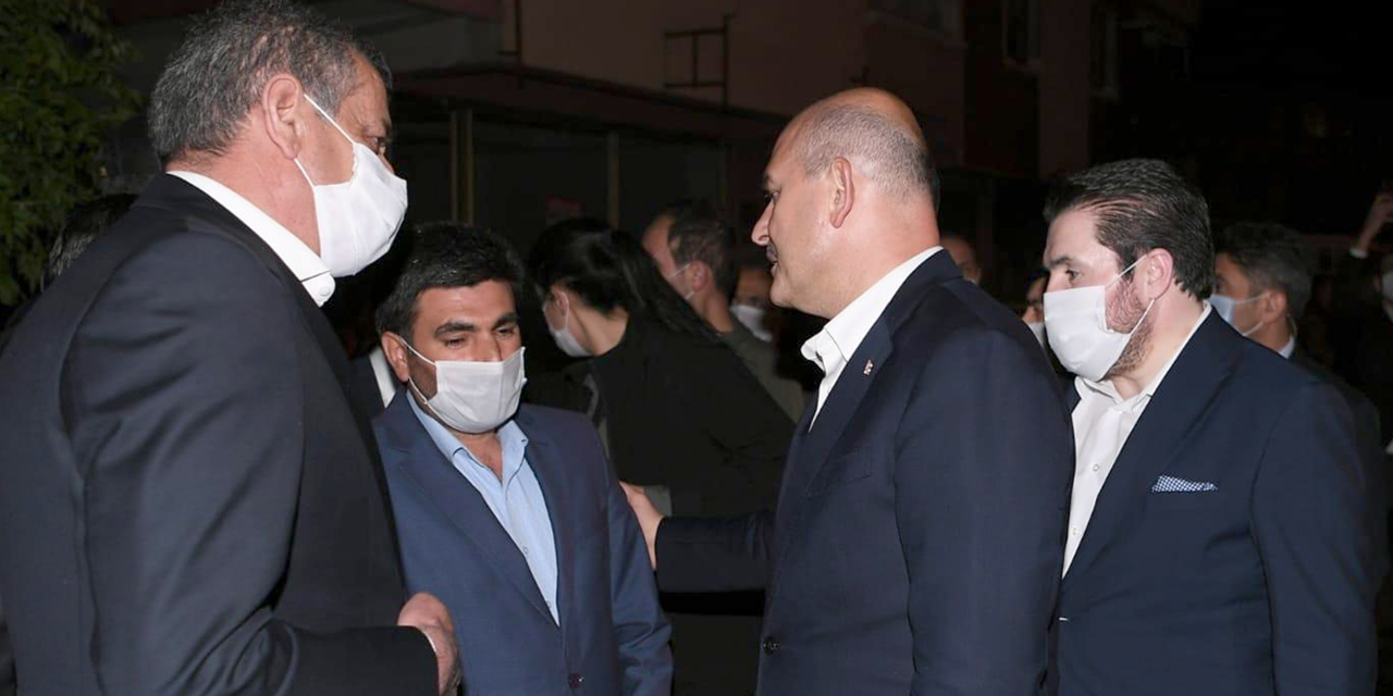 Soylu'dan ezan uyarısı nedeniyle öldürülen Barış'ın ailesine ziyaret