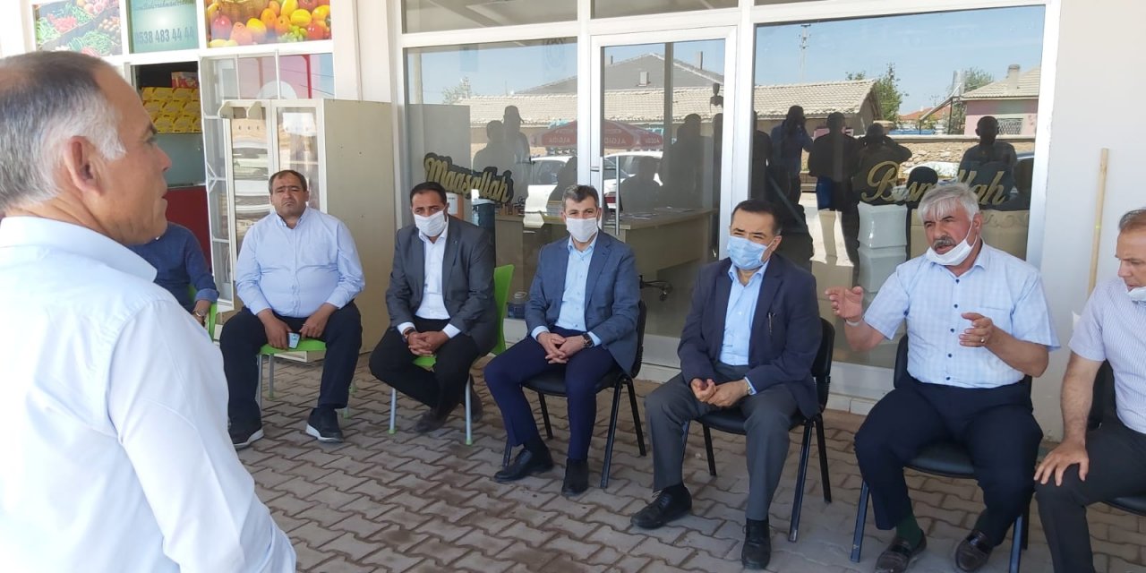 Milletvekili Cengiz Aydoğdu Eskil'de temaslarda bulundu