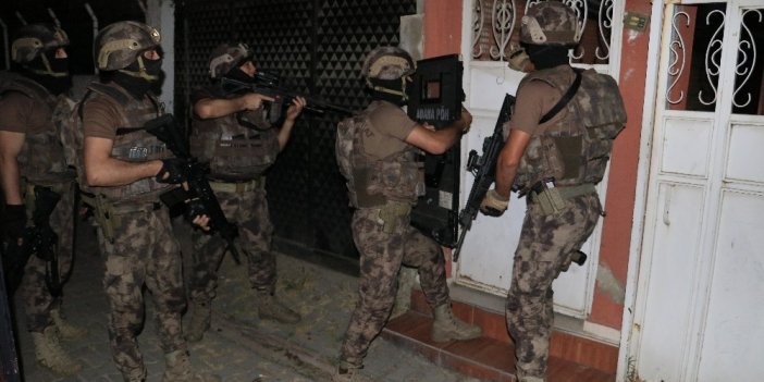 Adana’da gece yarısı şok terör operasyonu