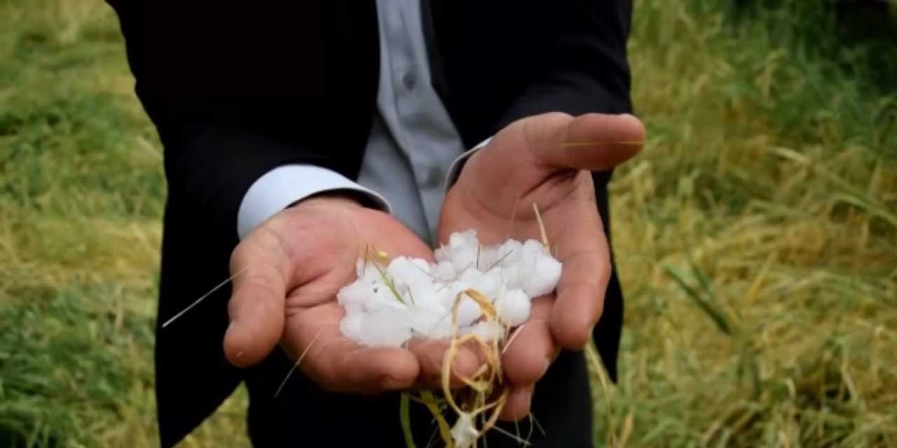 Konya'da Dolu Yağışı Ekili Alanlara Zarar Verdi