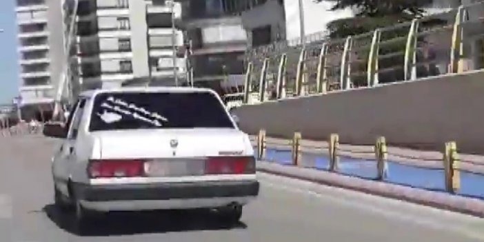 Konya'da drift yapan sürücüye araba parası kadar ceza kesildi