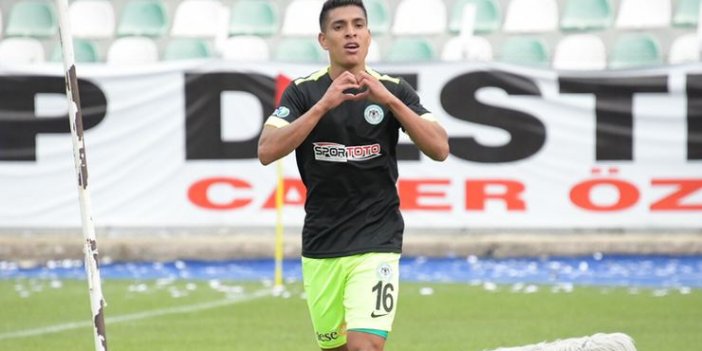 Konyaspor'da Gençlerbirliği maçında sakatlanan Paolo Hurtado sezonu kapattı gibi
