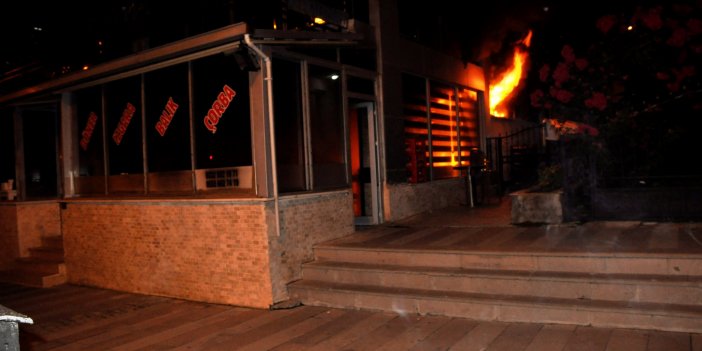 Konya Seydişehir'de restoran kundaklandı!