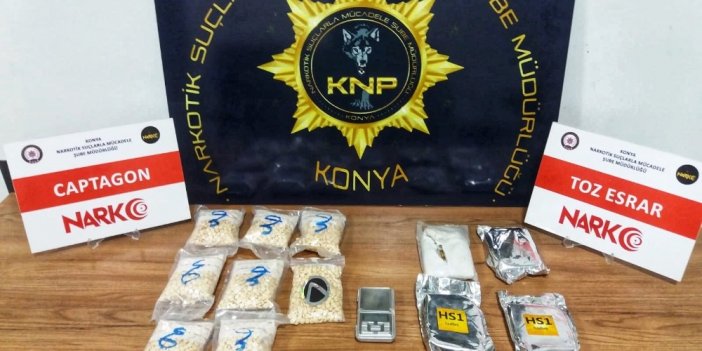 Konya'da uyuşturucu satışı yapan 10 torbacı gözaltına alındı!