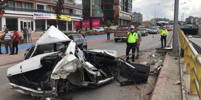 Konya'ya neler oluyor? Dünkü ölümlü kazanın ardından bugün de kamyon otomobili biçti