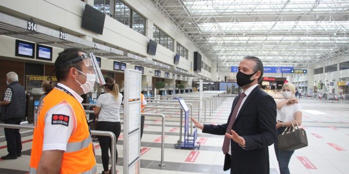 Antalya Havalimanında Sıkı Tedbirler