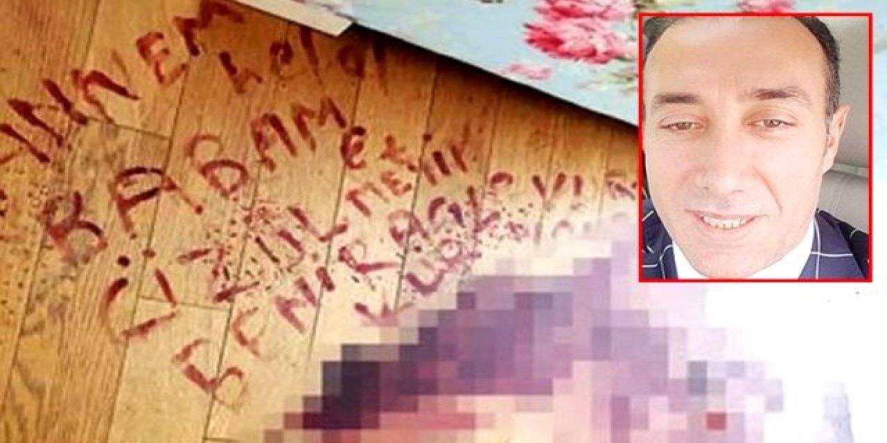 Kanla zanlısının adını yazan kadının kocası tutuklandı