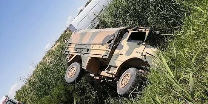 Gaziantep'te Askeri Araç Devrildi 5 Asker Yaralı