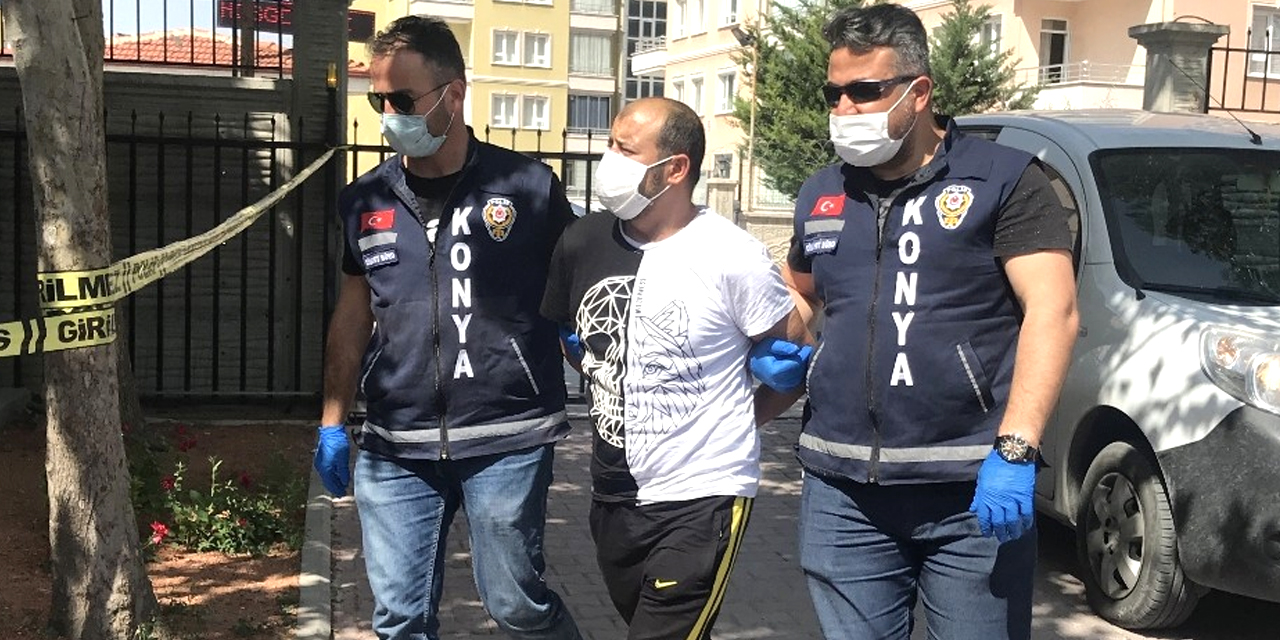 Konya’da birini vurup kaçan ve 11 ayrı suçtan aranan suç makinesi kiralık araçta yakalandı