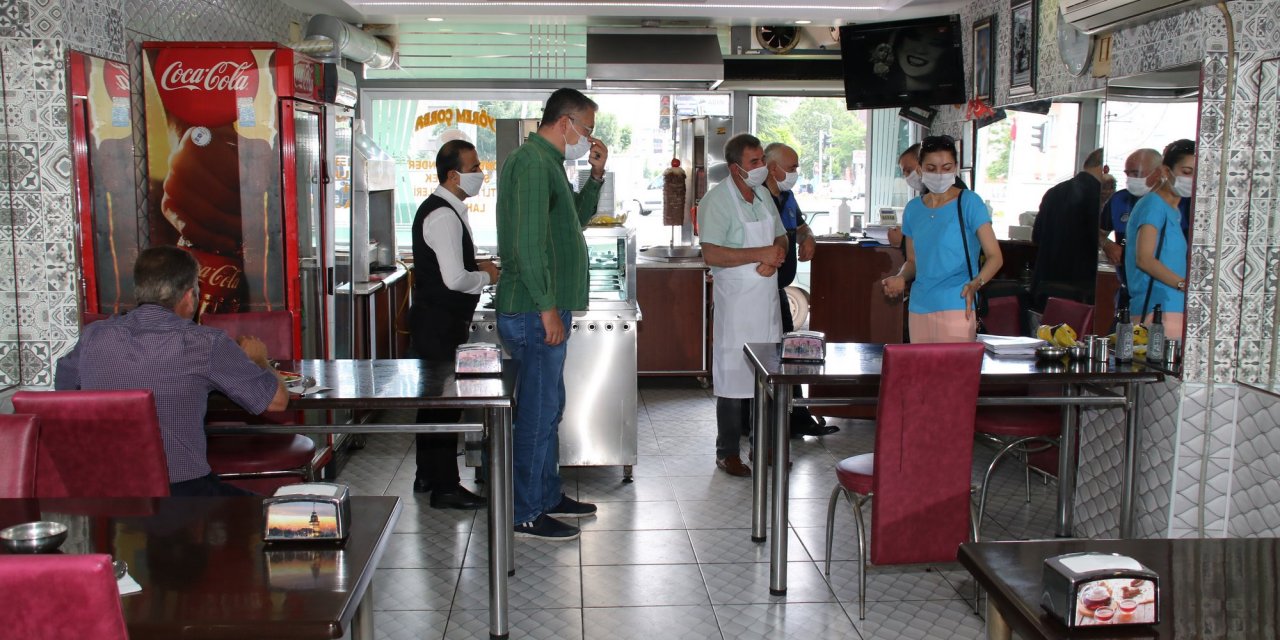 Akşehir'de kontrollü normalleşme denetimleri