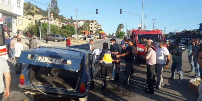 Karaman sınırında feci kaza! 6 kişi yaralandı