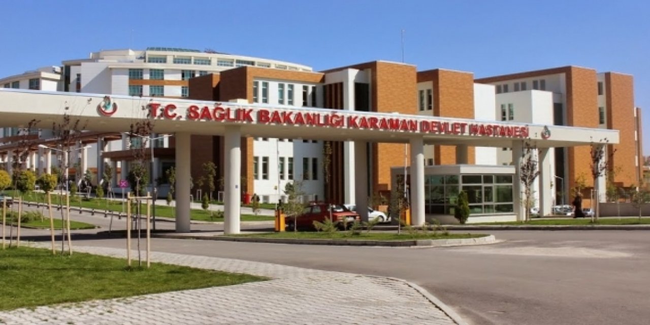 Karaman'da Hastaneye giden kişinin karnında şişe çıktı