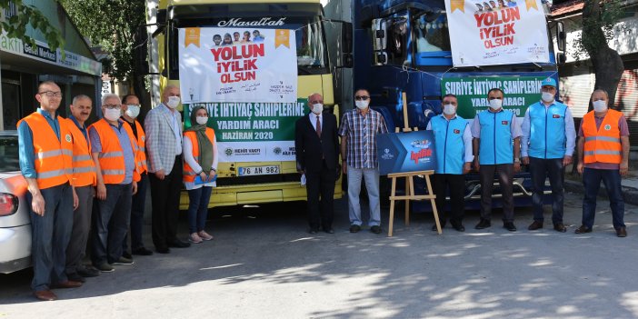 Konya Suriye'yi unutmadı! 2 yardım tırı yola çıktı
