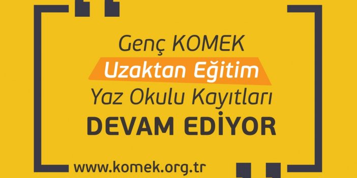 Genç KOMEK'ten Çocuklara Hediyeler Geliyor