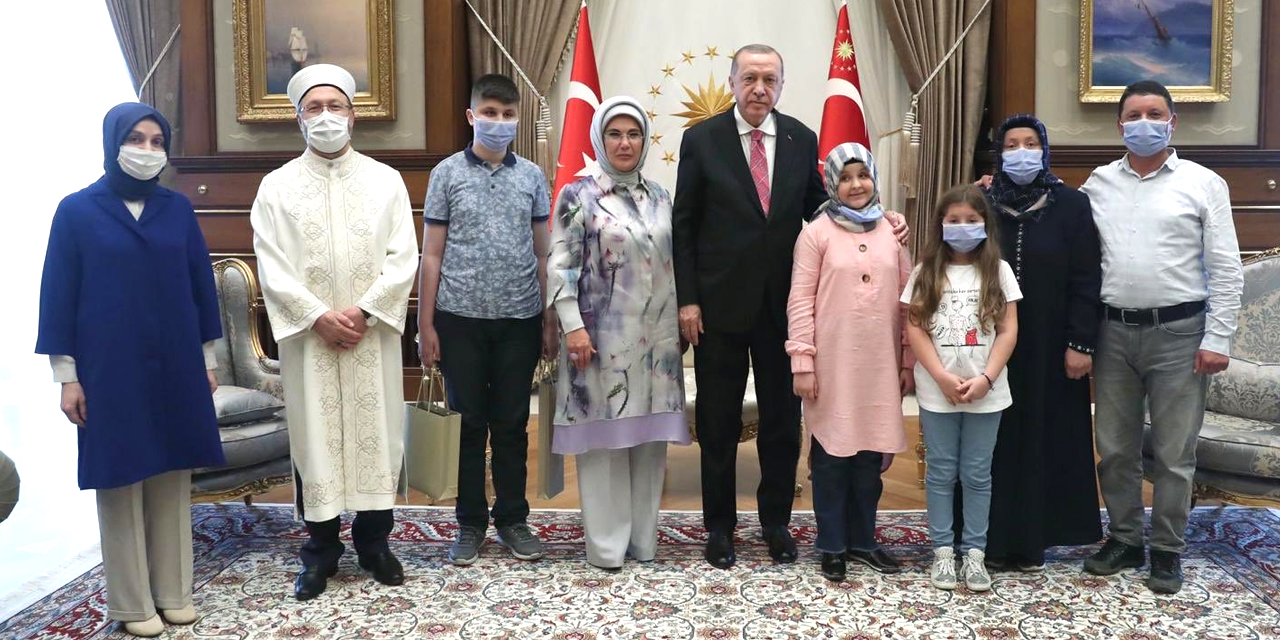 Ravzanur bir arzusuna daha kavuştu! Cumhurbaşkanı Erdoğan'la tanıştı