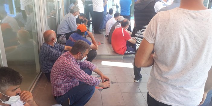 Konya'da Araç Muayene İstasyonu Asker Uğurlama Gibi
