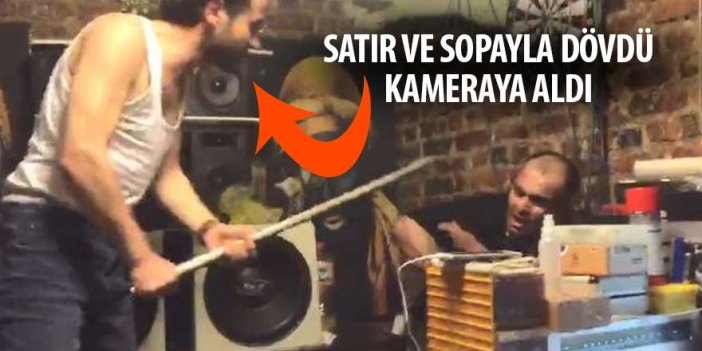 Arkadaşından borcunu istedi! Alamayınca dövdü! Kameraya da kaydetti! İşte dehşet anları