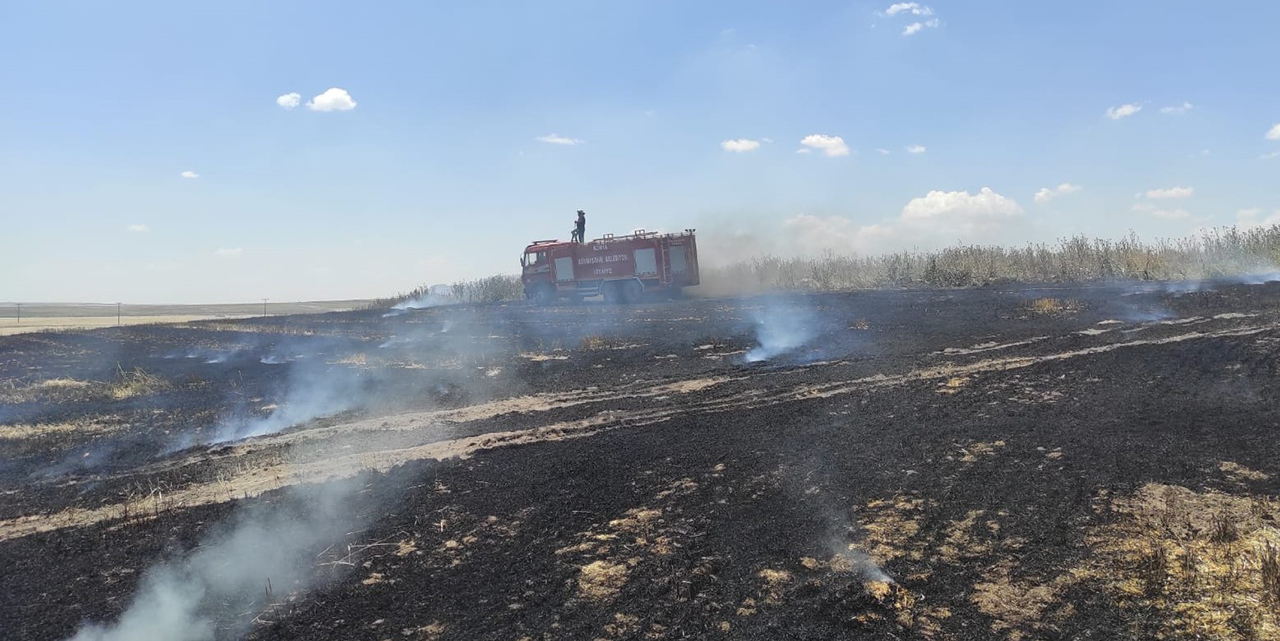Konya'da ekin yangınları peş peşe!