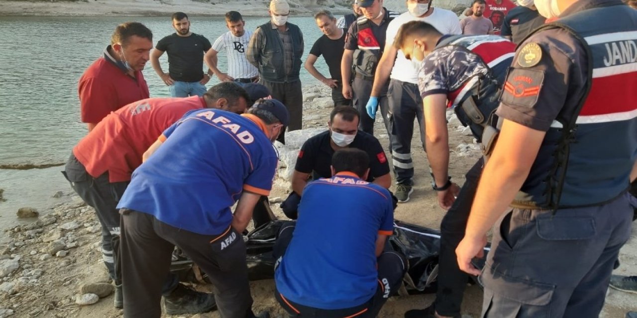Yamula Baraj Gölünde kaybolan gencin cesedini Konya Sualtı Polisleri buldu